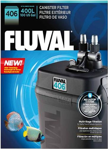 Fluval 406 внешний аквариумный фильтр, 1450 л/ч