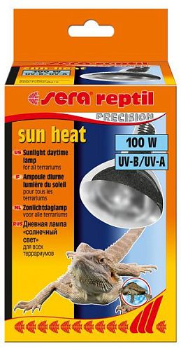 Лампа Sera reptil sun heat, 100 Вт