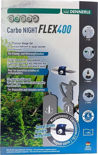 Система подачи углекислого газа Dennerle CarboNIGHT FLEX400 без баллона, редуктор с электромагнитным клапаном