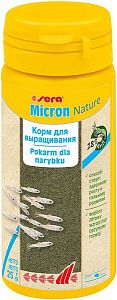 Корм Sera MICRON из планктона для молоди рыб, порошок 50 мл