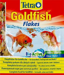 Tetra GoldFish основной корм для золотых рыбок, хлопья 12 г