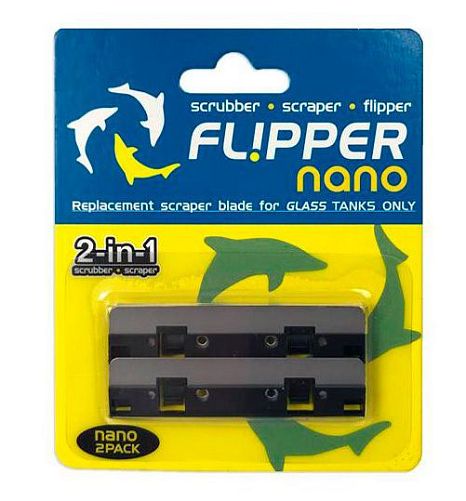 Сменные лезвия из нержавеющей стали для скребка Flipper Nano, 2 шт.
