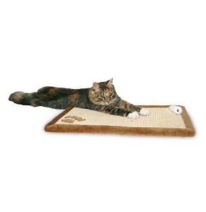 Когтеточка-коврик TRIXIE для кошек, коричневый, 55×35 см