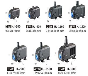 Помпа мультифунциональная SUNSUN HJ-4500 с керамическим валом, 80 Вт, 5000 л/ч, подъем воды 3,8 м