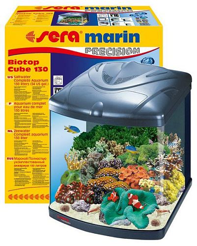 Sera MARIN BIOTOP CUBE 130 морской аквариум, комплект, 130 л