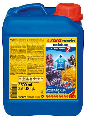 Sera Marin COMPONENT 2 Ca pH-Buffer препарат для стабилизации уровня pH в морском аквариуме, 2,5 л