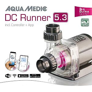 Помпа подающая Aqua Medic DC Runner 5.3, до 5000 л/ч, подъем 3,5 м, 50 Вт, регулировка мощности