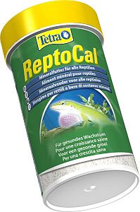 TetraFauna ReptoСal минеральный корм для всех видов рептилий, порошок 100 мл