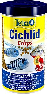 TetraCichlid Pro Crisps корм для всех видов цихлид, чипсы 500 мл