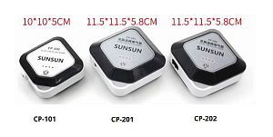 Компрессор SunSun CP-202 AC/DC регулируемый, двухканальный, 1,5 Вт, 2×2,5 л/мин