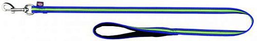 Поводок TRIXIE Fusion, S–L: 1 м, 17 мм, нейлон, синий, зеленый