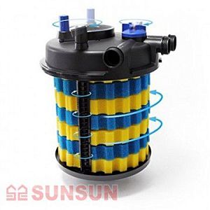 Фильтр прудовый напорный SUNSUN CPF-50000&nbsp;с&nbsp;UV-стерилизатором, обратной промывкой, 170&nbsp;л, 13&thinsp;000&nbsp;л/ч, UV-55&nbsp;Вт