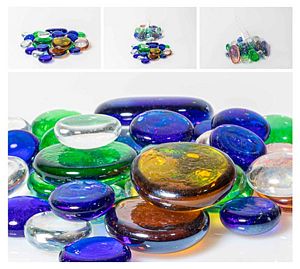 Марблсы Barbus в сетке МИКС капли 17−25 мм, 200 г