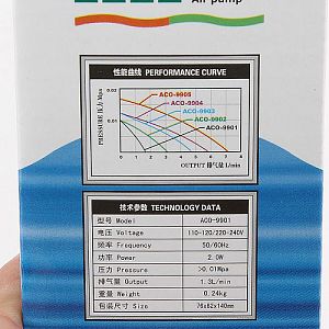 Компрессор аквариумный Hailea Aquarium air 9901, 2&nbsp;Вт, 1.3&nbsp;л/мин