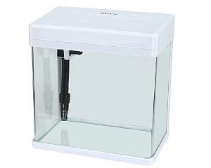 Аквариум BOYU с LED светильником и фильтром, 20 л, 320x210×400 мм, белый