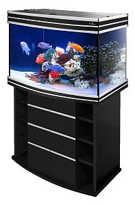 Морской аквариум с&nbsp;тумбой STELLEX AQUA 135, 135&nbsp;л, 81x41&times;132&nbsp;см