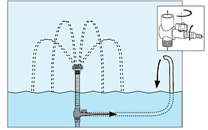 Регулятор высоты фонтана Sera 1/2″ х 1/2″ х 1/2″