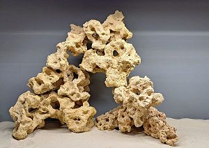 Камень биокерамика риф средний, 20−30 см, цена за 1 шт.