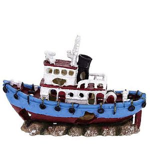 Декор Prime &laquo;Затонувший корабль&raquo;, пластик, 305х120&times;200&nbsp;мм