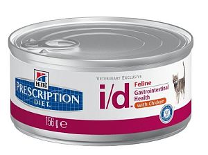 Диета Hill`s Prescription Diet i/d для кошек при расстройствах пищеварения, 156 г