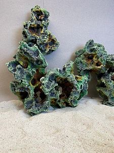 Камень цветной биокерамика море S, 12−15 см