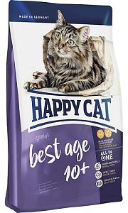 Корм HAPPY CAT Best Age 10+ для стареющих и пожилых кошек