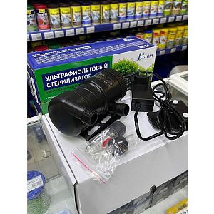 Стерилизатор УФ&nbsp;GLOXY 5&nbsp;Вт, для аквариумов до&nbsp;300&nbsp;л, вход /выход от&nbsp;10&nbsp;до&nbsp;19&nbsp;мм