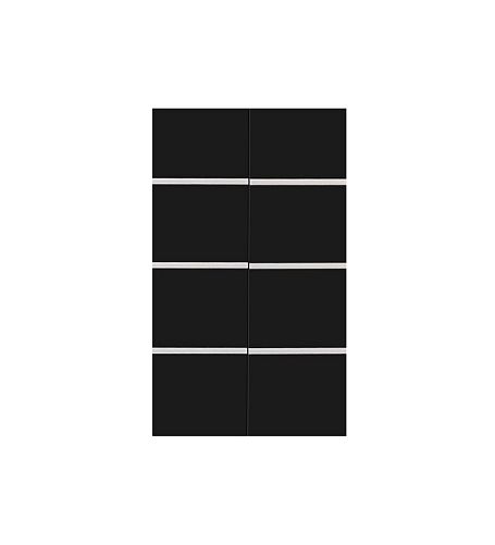 Дверки Biodesign Ф-250 для ALTUM 135, 450, ALTUM PANORAMIC 135, 450, черная шагрень, 2 шт.