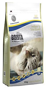 Корм BOZITA Feline Indoor&Sterilised 32/14 для растущих, взрослых и малоподвижных кошек