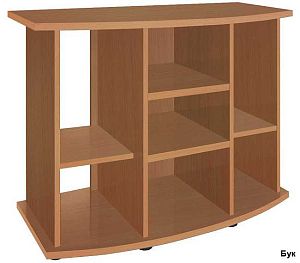 Подставка без дверок Biodesign ПАНОРАМА 240&nbsp;чёрная шагрень, плита ЛДСП 16/22&nbsp;мм, 101х41&times;74&nbsp;см