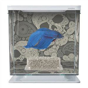 Marina Betta Kit Skull аквариум пластиковый, 2 л
