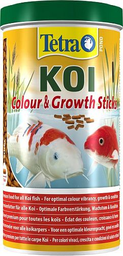 TetraPond KOI Color&Grouth Sticks энергетический корм для карпов кои, палочки 1 л