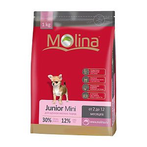 Полнорационный корм Molina «Junior Mini» для щенков мелких пород, 1 кг