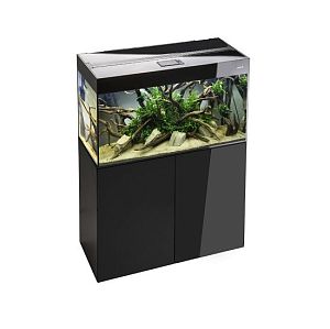 Aquael Glossy 80 аквариум прямой, черный, 125 л