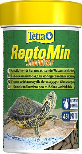 Корм Корм Tetra ReptoMin Junior для молодых черепах, 100 мл