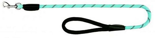 Поводок TRIXIE Sporty Rope, S–M: 1 м, D 8 мм, нейлон, светло-синий