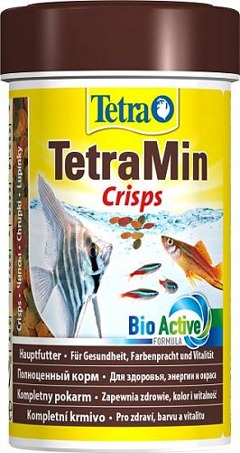 TetraMin Pro Crisps основной корм для всех видов аквариумных рыб, чипсы 100 мл