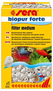 Биологический наполнитель Sera Biopur Forte для пресноводных аквариумов, 0,8 л