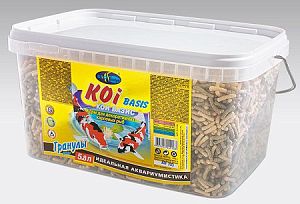 Корм Biodesign КОИ-БАЗИК для декоративных карповых рыб, плавающие палочки 5,8 л