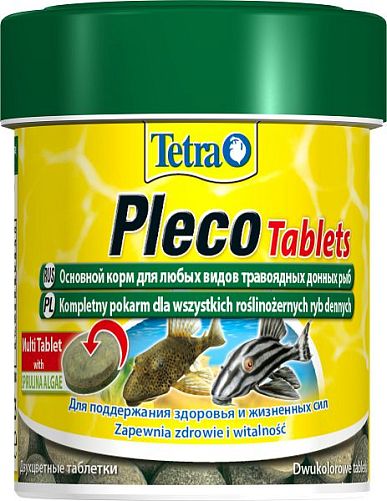 Корм Tetra PlecoTablets для травоядных сомов, 66 мл, 120 таблеток