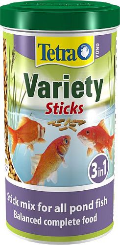 Корм Tetra Pond Variety Sticks для прудовых рыб, смесь палочки, 1 л