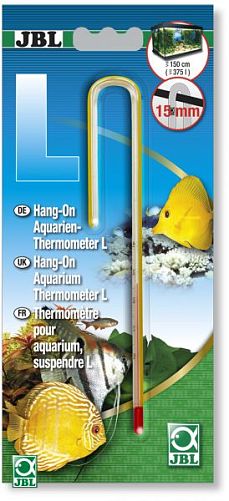 JBL Hang-on Aquarien-Thermometer L навесной термометр для аквариумов с толщиной стекла до 15 мм