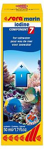 Sera Marin COMPONENT 7 iodine добавка йода для морских аквариумов, 50 мл