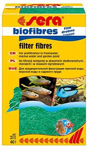 Sera biofibres fine биомеханический наполнитель тонкой очистки, 40 г