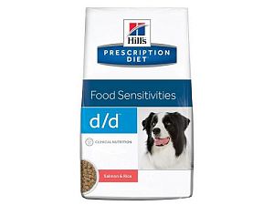 Диета Hill’s Prescription Diet D/D для собак при лечении пищевых аллергий, лосось и рис, 2 кг