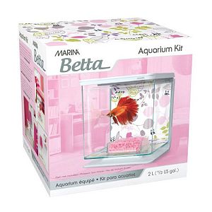 Marina Betta Kit Floral аквариум пластиковый, 2 л
