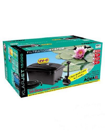 Aquael садовый фильтр Klar Jet 15000 (ф.MAXI-2 + встр. УФО 11Вт + PFN7500+шланг)