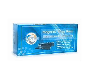 Магнитная подставка Flipper для фрагов на&nbsp;14&nbsp;шт. со&nbsp;съемной полкой, черная