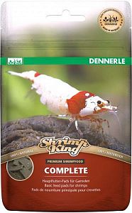 Основной корм Dennerle Shrimp King Complete для креветок, пластинки 30 г