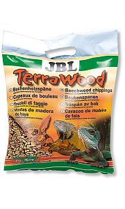 Субстрат JBL TerraWood натуральный из щепы бука для сухих и полусухих террариумов, 20 л